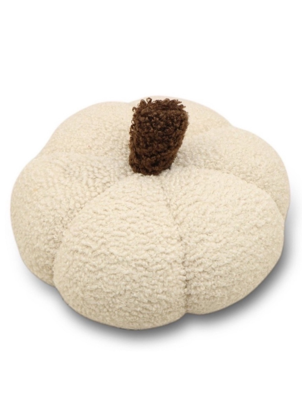 NEW! Target Bullseye Playground Fall 2025 Plush Pumpkin Cream Off-white Sherpa
